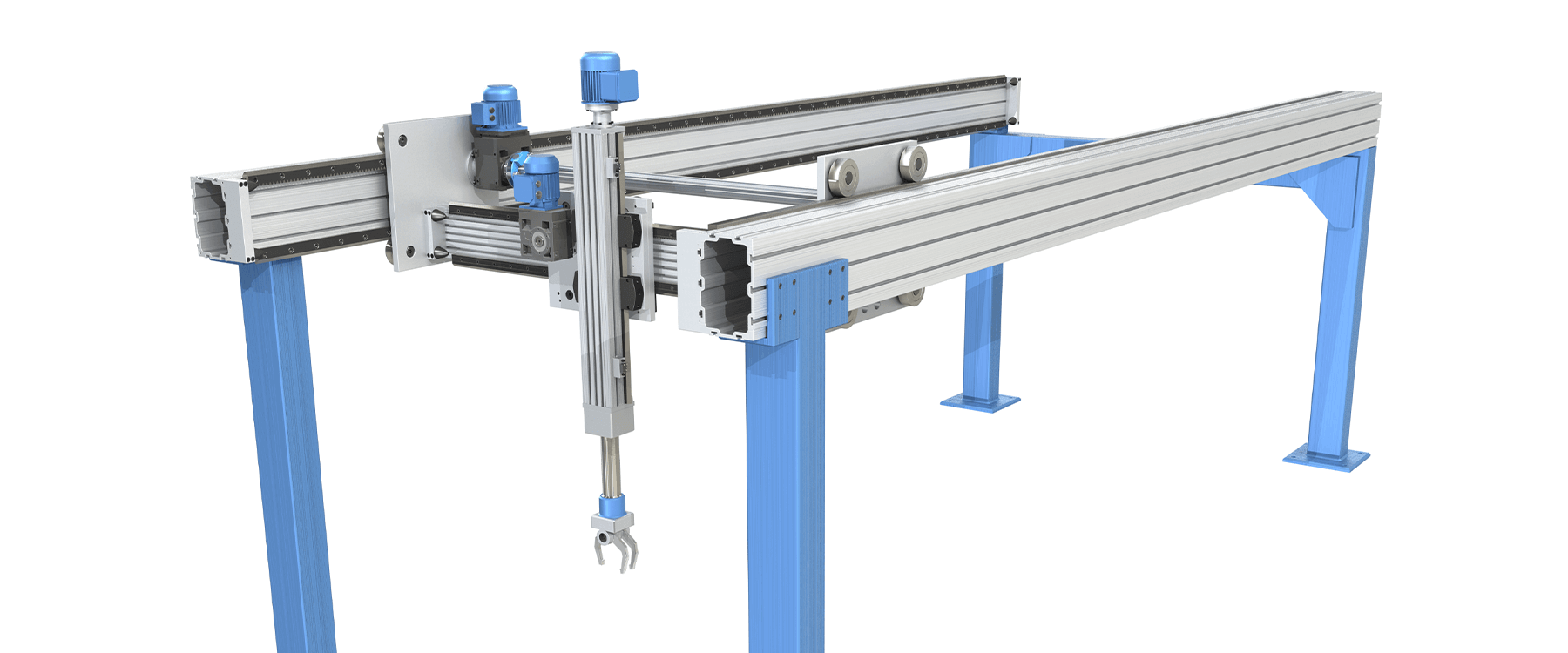 Gantry System Render Side