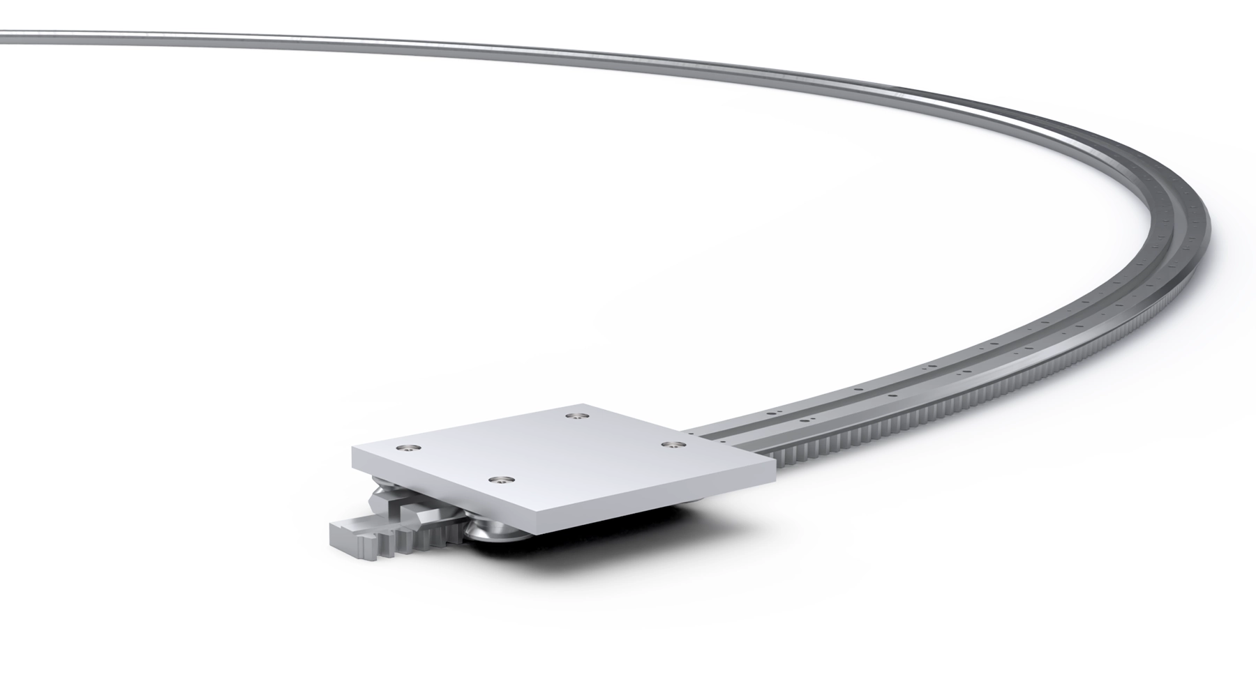 큰 직경의 링 가이드 및 세그먼트와 트랙 시스템 썸네