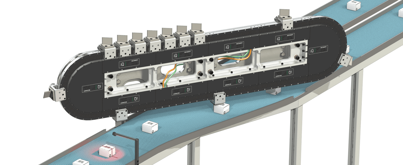 GFX Hepco Guidance System for Beckhoff XTS Transport System Application Example