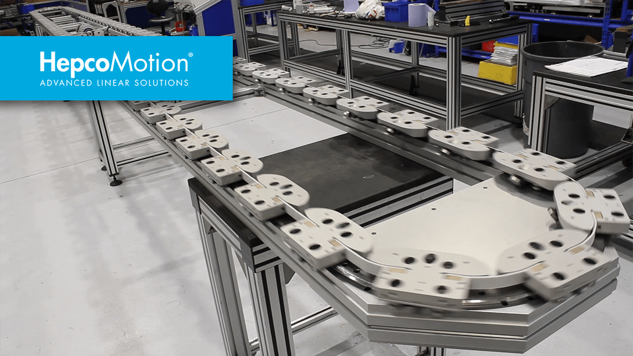 HepcoMotion - 자동차 산업용 긴 DTS2 트랙 시스템