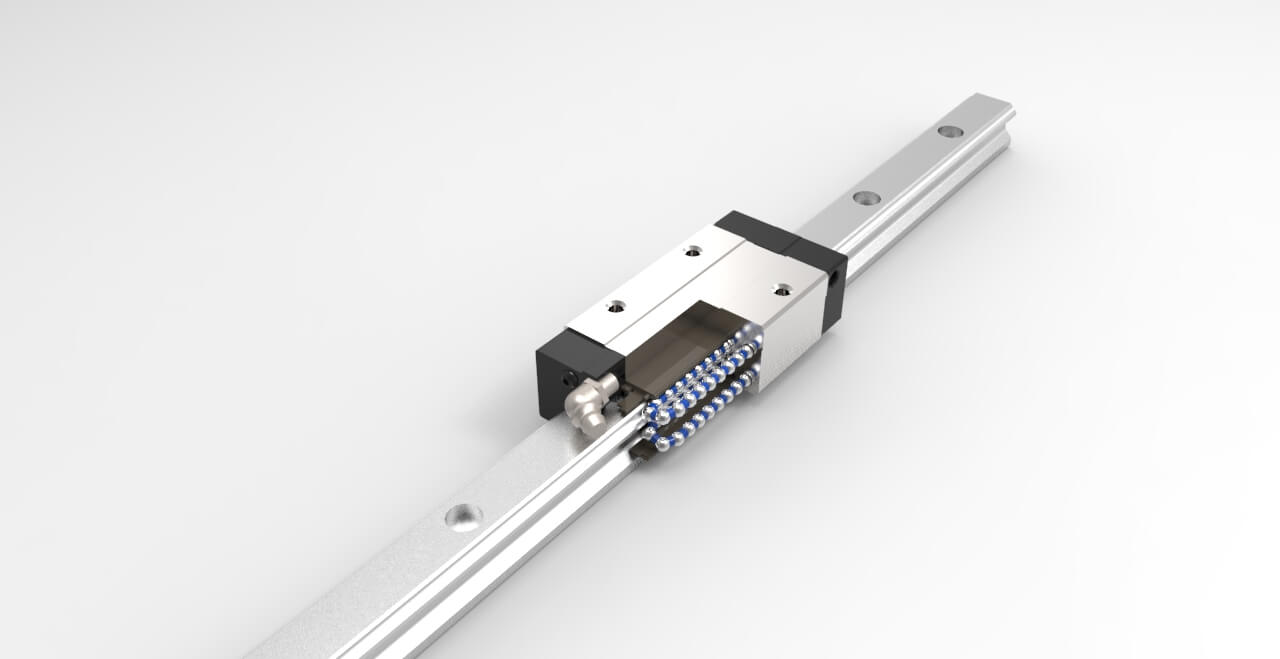 HepcoMotion - 스페이서 리테이너 타입 리니어 모션 가이드 – 표준형 (긴 타입)