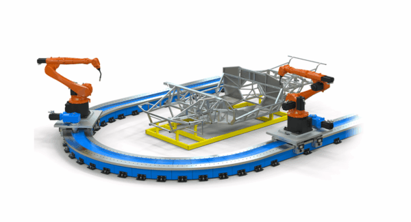 HepcoMotion - MHD 용접 어플리케이션 | MHD – 7축 트랙 시스템