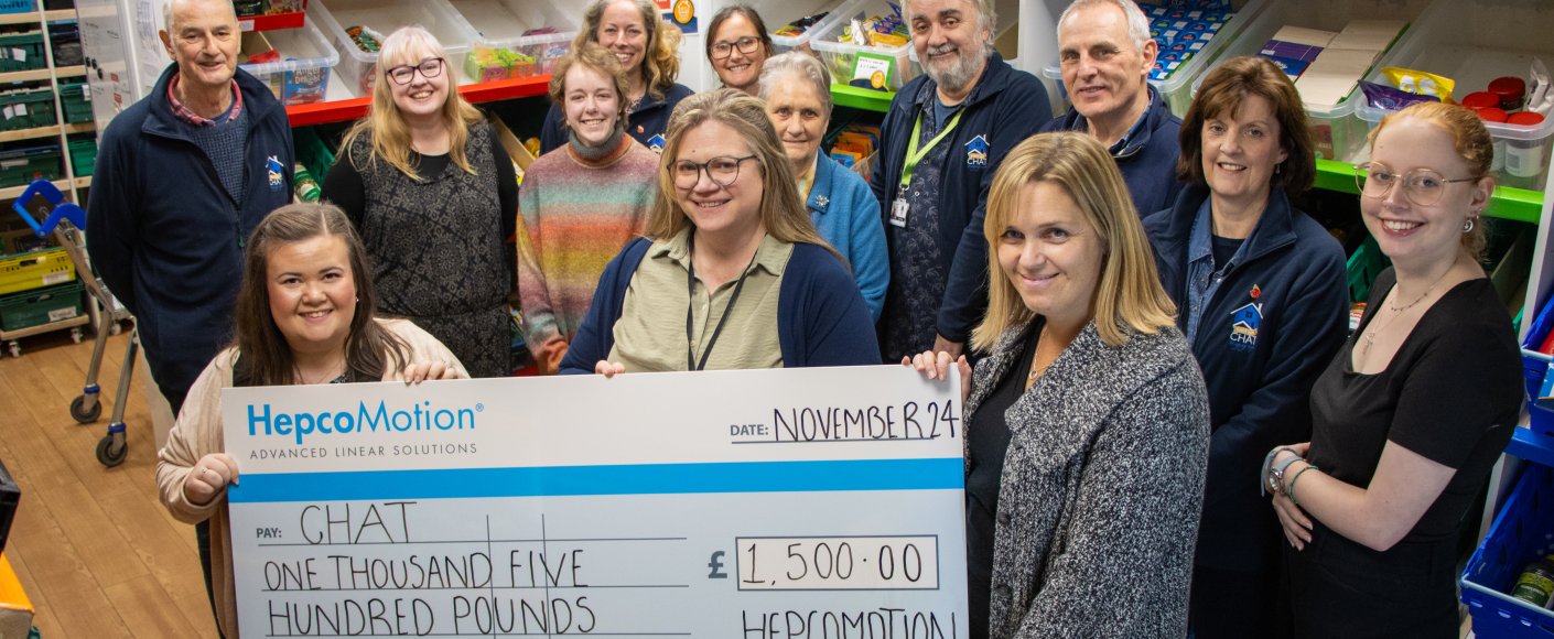 HepcoMotion - HepcoMotion, 지역사회 나눔 실천… CHAT의 식료품 창고 보수작업 지원 및 Reverse Advent Calendar(크리스마스 나눔 캠페인) 후원