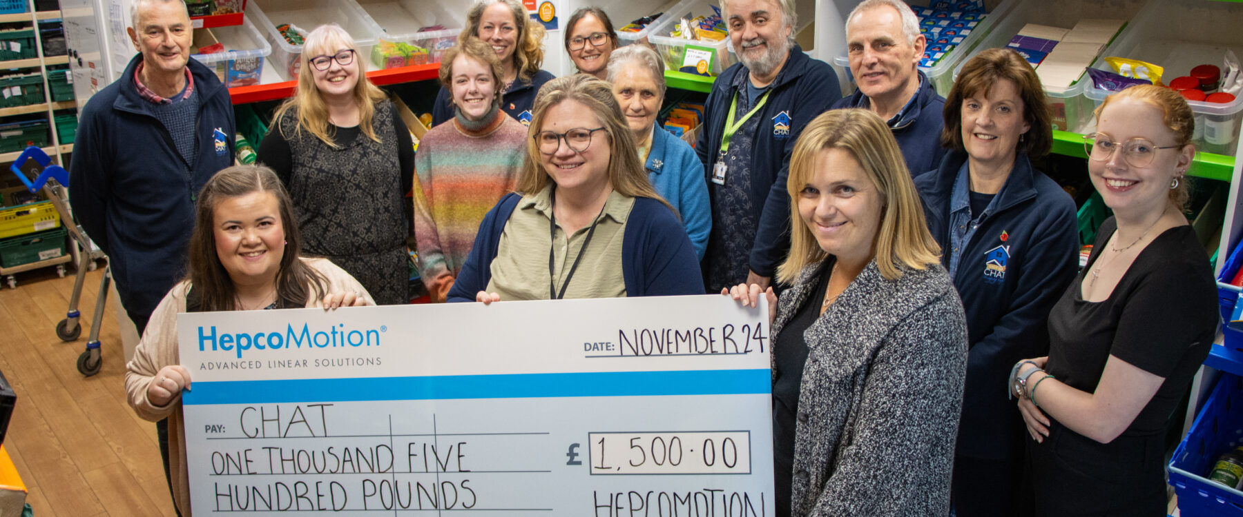 HepcoMotion - HepcoMotion, 지역사회 나눔 실천… CHAT의 식료품 창고 보수작업 지원 및 Reverse Advent Calendar(크리스마스 나눔 캠페인) 후원