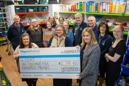 HepcoMotion - HepcoMotion, 지역사회 나눔 실천… CHAT의 식료품 창고 보수작업 지원 및 Reverse Advent Calendar(크리스마스 나눔 캠페인) 후원