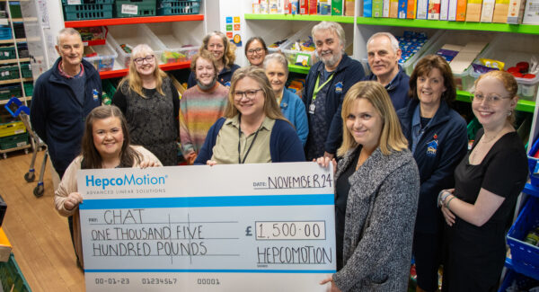 HepcoMotion - HepcoMotion, 지역사회 나눔 실천… CHAT의 식료품 창고 보수작업 지원 및 Reverse Advent Calendar(크리스마스 나눔 캠페인) 후원